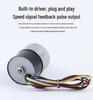 Mingyang JGB37-3525 Adjustable Low-Speed High-Torque Brushless DC Geared Motor 12V/24V