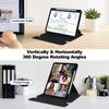 For iPad Pro 11 (2025)/11 (2024) Case Rotary Stand Leather+Acrylic Tablet Cover (without Keyboard)