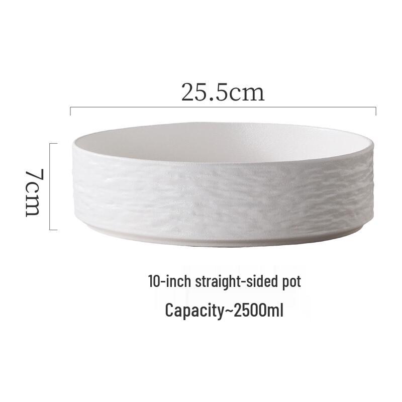 Zhi Shi Rock Texture Ceramic Serving Bowl