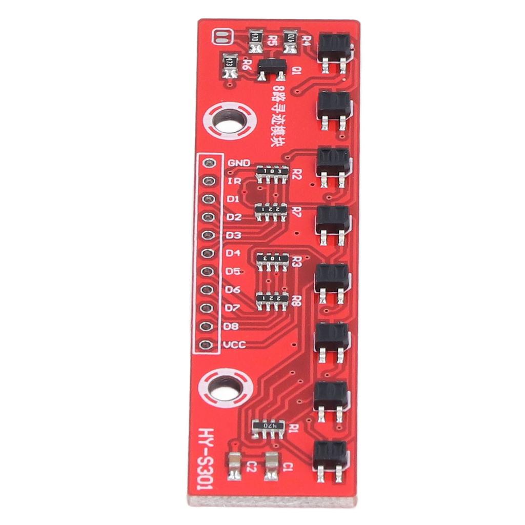 Tracking Module 8 Channel Infrared Detection Sensor PCB 8bit Detector Hunt Board