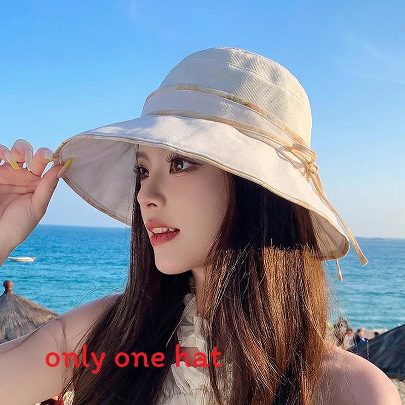Summer Sun Protection Fisherman Hat With Large Brim For Outdoor Activities