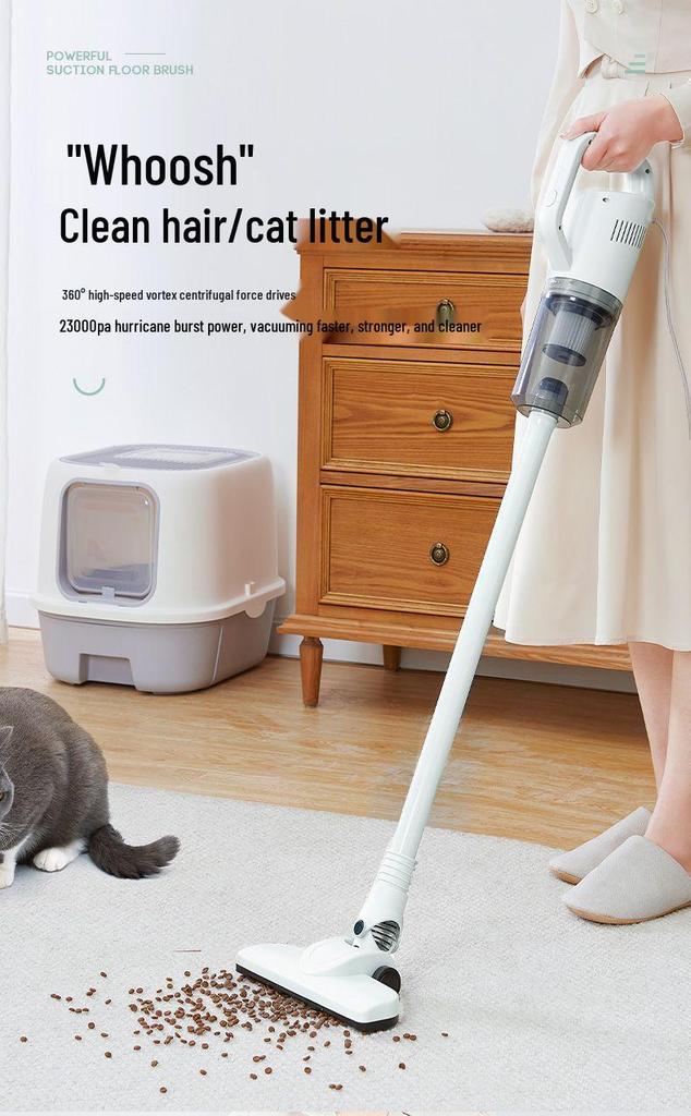 Corded Handheld Vacuum Cleaner: Lightweight, Powerful Suction, Mopping, Multi-Functional, Bed Mite Removal