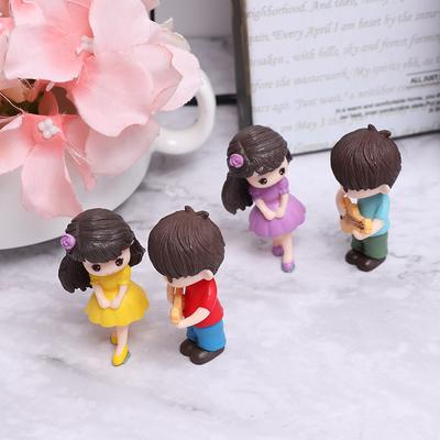Personality Couple Ornaments Plastic Diy Decoration Creative Cake Ornaments Keychain Pendant