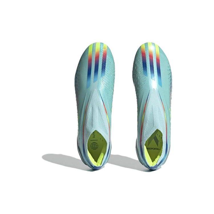 Adidas X Speedportal+ SG Al Rihla Pack - Clear Aqua Men Sneakers Blue Navy Brick-Red GW8420