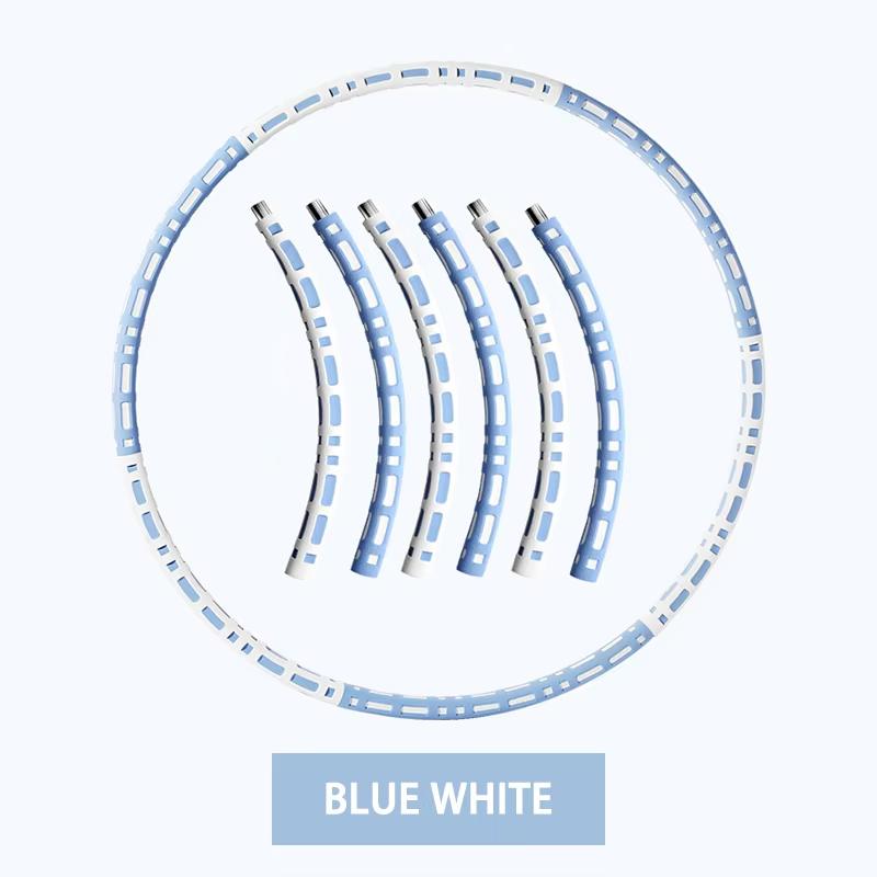

Durable And Safe Adjustable 6-Section Foam Exercise Hoop Universal Fit Detachable And Thickened For Fitness Dance And Playwithout Battery