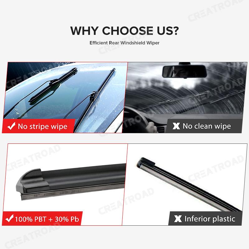 Wiper LHD Front Wiper Blades For BMW 5 Series F07 F10 F11 2011 - 2016 Windshield Windscreen Window Rain Brushes 26"+18"