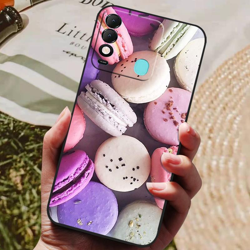 Für Tecno Spark 8 Hülle 8C Silikon Rückabdeckung Handyhülle für Tecno Spark 8 8P 8C Spark8 P Hüllen Spark8P Weicher Stoßfänger coque Fundas