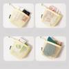 Large-capacity Three-dimensional Triangle Grid Storage Bag Large-capacity Women's Portable Sundries Change Storage Bag Lipstick and Makeup