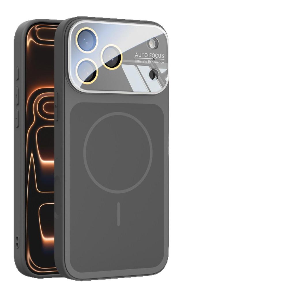 iPhone 17 Pro Max Flüssigsilikon Magnetischer AI-Button Hülle - Apple 16 PM Schutzhülle