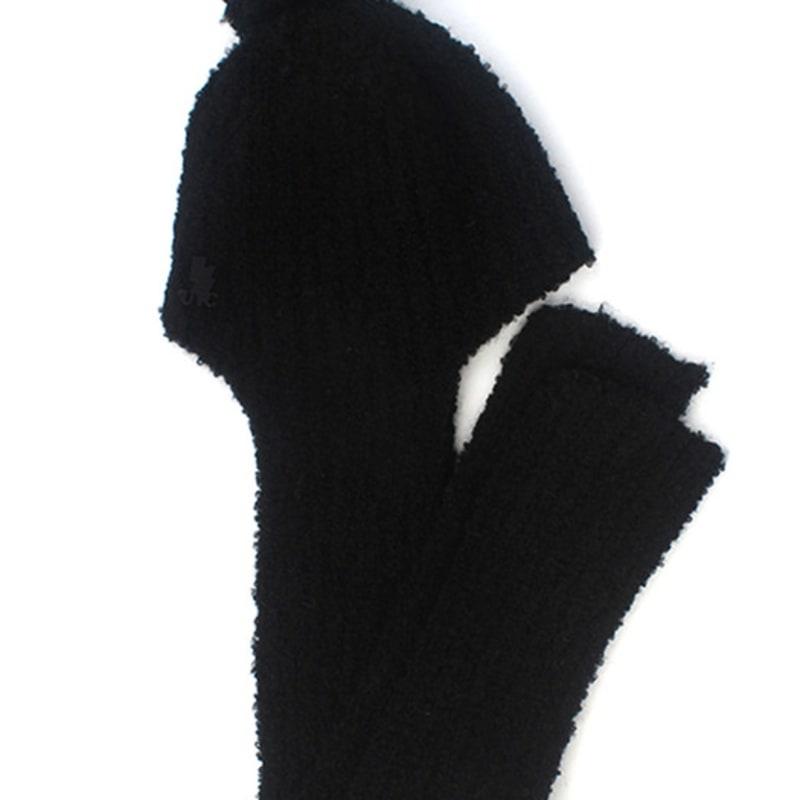 

Универсальная химия шерсть черный шарик капюшон шарф шапка шарф FREE