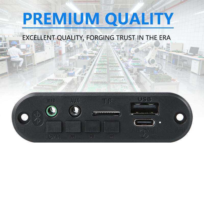 2x3W Bluetooth 5.0 Amplifier Kit with Black Case Remote DC 8-24V for Car Home FiiO Ampero II Powerful Audio Subwoofer AmpGood Product