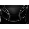 For Hyundai Elantra 2011-2016 Wood Grain Black Steering Wheel Button Frame Trim
