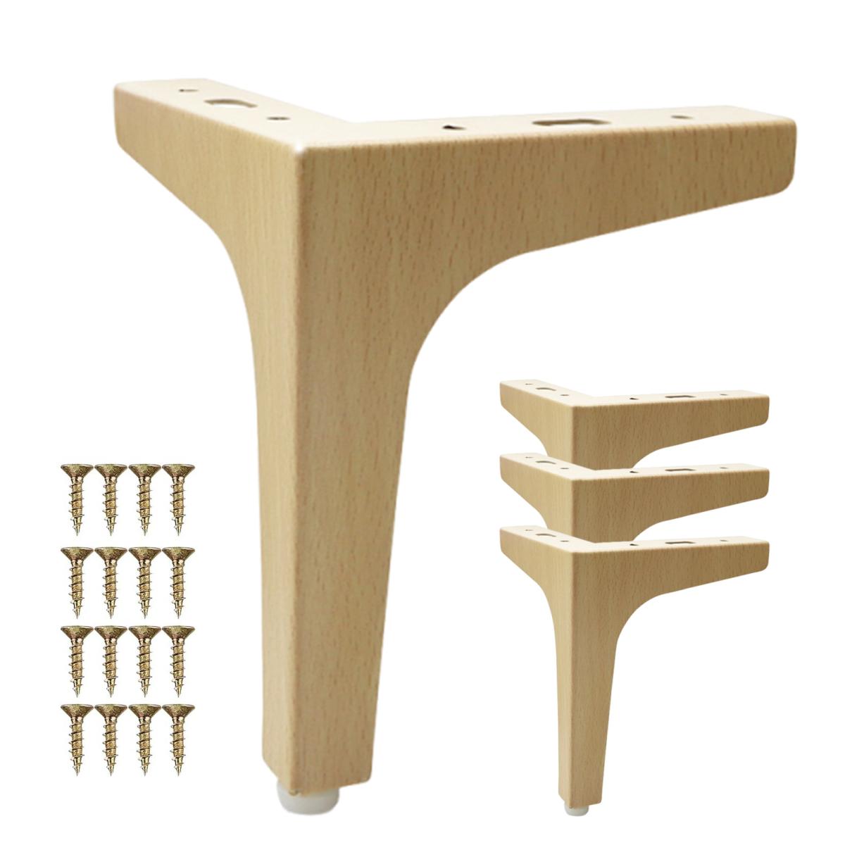 

Металеві ніжки для меблів Yousheng, 4 шт., 200 кг, витривалі, стійкі до іржі, легкі в установці, трикутні меблеві ніжки, запасні частини своїми руками 13cm світло-коричневого кольору