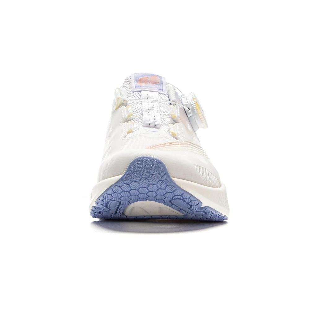 Li Ning Kids Running Fashion Versatile Comfortable Practical Low-Top Running Shoes Kids Sneaker Standard-White Snow-Blue Purple YKFV078-4