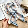 Women's spring and autumn silk scarf temperament versatile thin Internet celebrity Korean version light luxury fashion scarf high-end design small squ