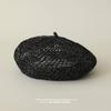 Artistic Niche Design Hollowed-out Beret for Girls - Versatile, Lightweight & Breathable Summer Painter Hat