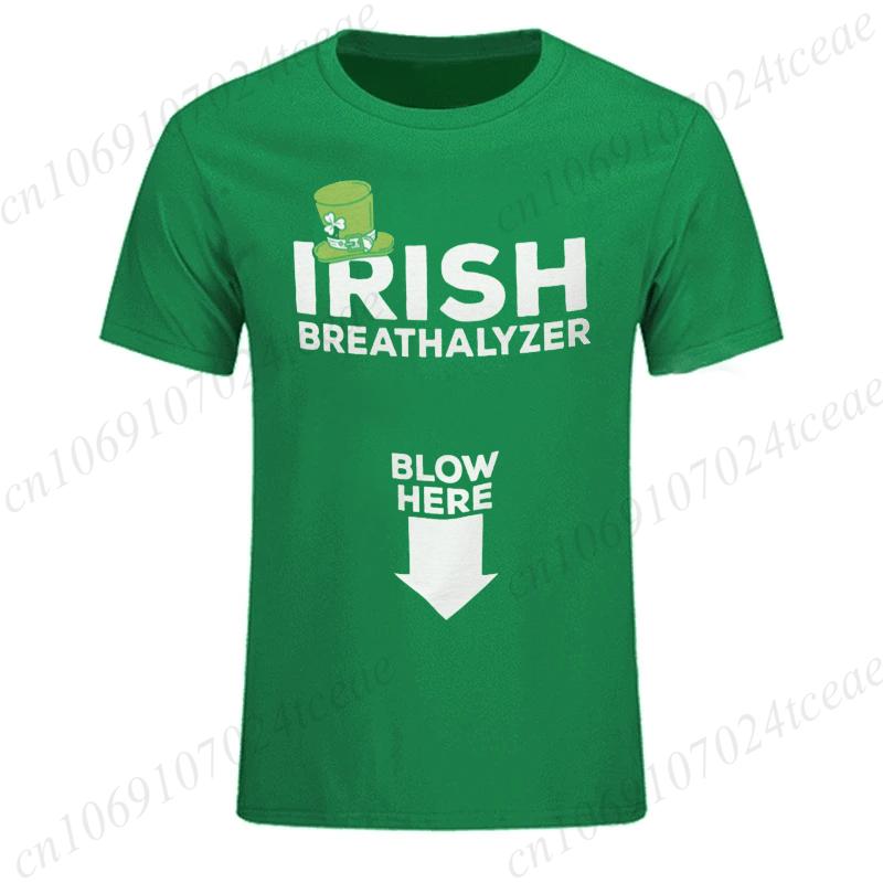 Irish Breathalyzer T-Shirts Saint Patricks Day Funny Irish T-shirt Party Drinking Shirt Mens Funny St Patricks Day Tees