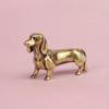Reine Kupfer Dackel Statue Vintage Messing Figuren Heimdeko Schreibtisch Ornament Miniaturen Antik Tee Haustier Handwerk Geschenke