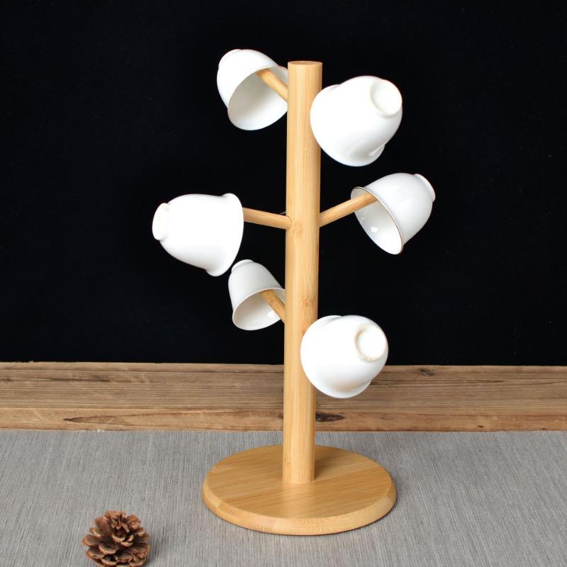 Hexagonal Branch Cup Holder Tea Cup Glass Cup Holder Drainage Rack  Living Room Water Cups Mug Storage Rack Organizer Kitchen