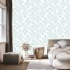 Wallpaper Flowers White, Top White for Living Room and Bedroom 50x1000