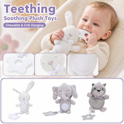 Baby Teether Hanging Toy for Soothing with Attachment