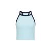 Womens Seamless Knit Tennis Set With Built-in Bra Pad Color-Block Skirt Badminton Outdoor Sports