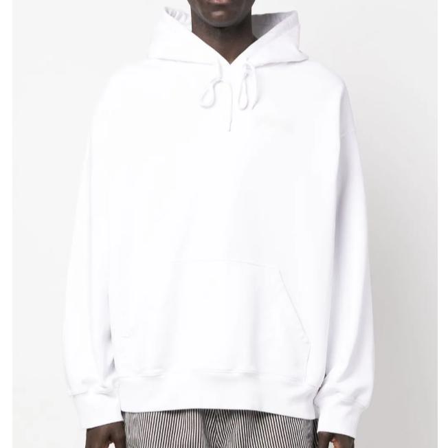 Carhartt WIP X Babybrush SS23 Drawstring Graffiti Pattern Printed Hoodie Men Hoodies White I032163-02-XX