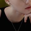 Lewe Pearl Ball Shiny Chain Necklace
