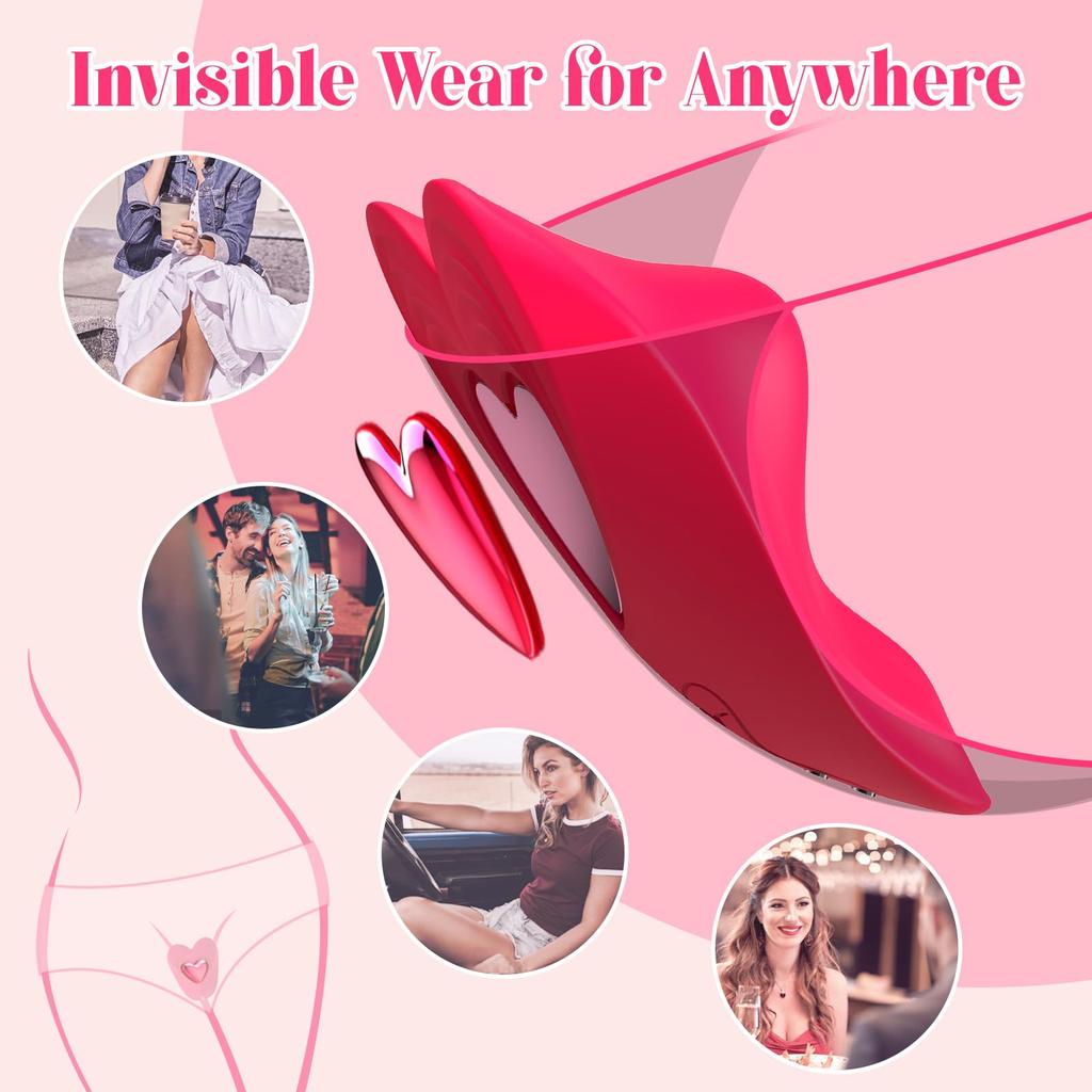 Women Clitoral Vibrator Stimulator Remote Control App Controlled Wearable Vibrating Sex Toys for Couples