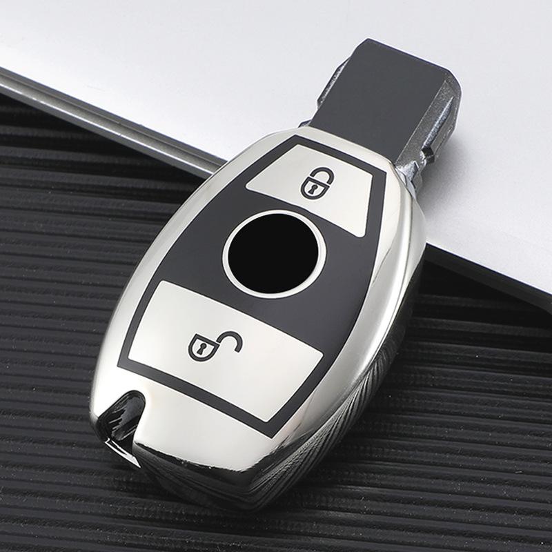 Suitable for Mercedes-Benz A-class Key Cover, C-class S-class B-class GLC/CLS/SLC/GLE/GLC Case All-inclusive Key Chain
