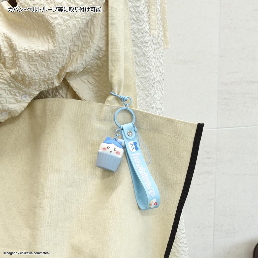 Gourmandies Chiikawa 3D Mascot Hand Strap with Hachiware CK-50B