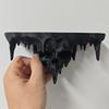 Dark Gothic Icicle Skull Melting Wall Shelf Plastic Wall Storage Rack  Living Room