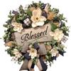 2D Flat Print Fall Halloween Decorative Sign Rustic Harvest Hanging Sign  Indoor Wall