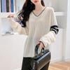 Mocana Women's V-Neck Long Sleeve Knitted Sweater MKNJD2675