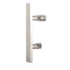 304 stainless steel glass door handle square tube black shower room handle bathroom small handle