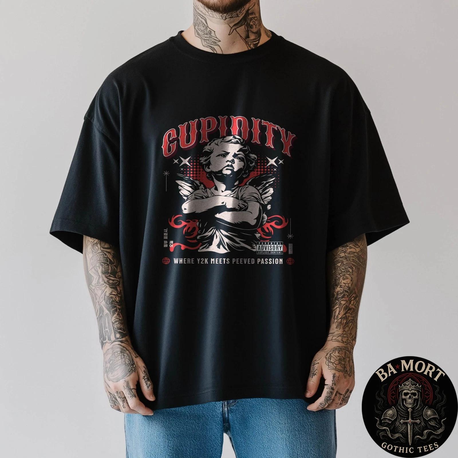 Cupidity Angel Rebel Cherub Streetwear T-Shirt XS