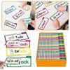 Word Families & Letter Sounds Flash Cards - ABC Vocabulary, Kindergarten Sight Words, Phonics Learning Cards for Early Reading