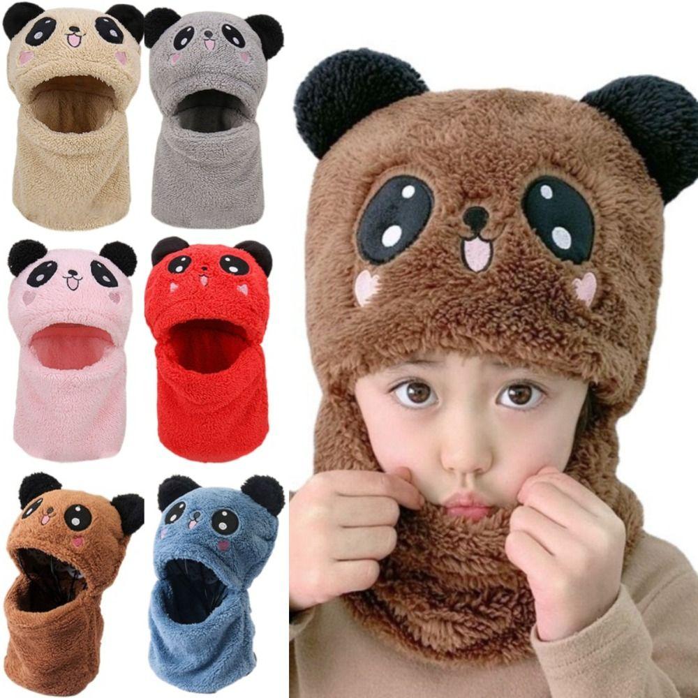 Plush Fleece Hat Ear Protection Rabbit Hat Cartoon Children's Hats  Unisex