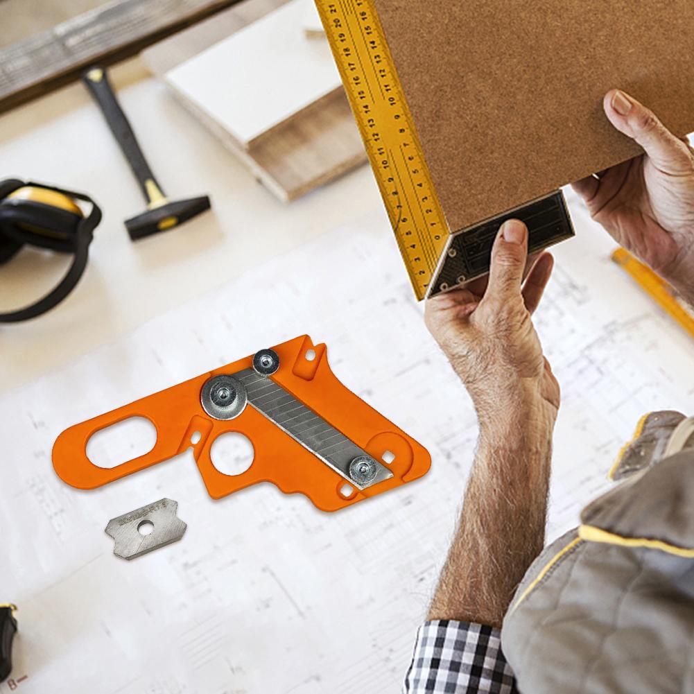 Manual Edge Banding Trimmer Woodworking Chamfer Plane Plastic Wood Chamfering Fillet Scraper Manual Edge Scraper Board Deburring