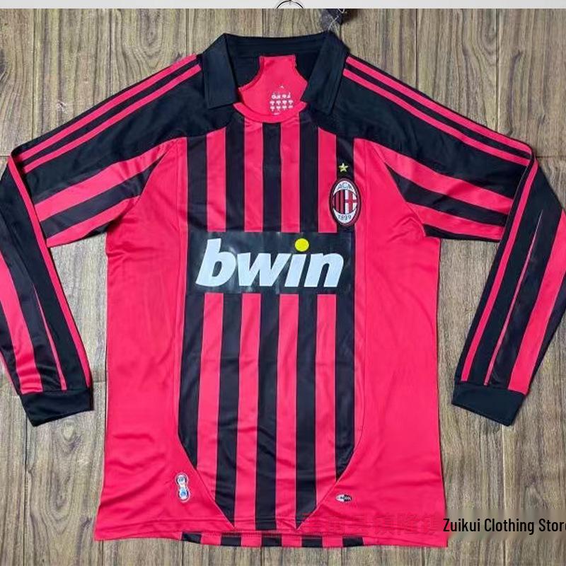 AC Milan Jersey Collection: Home & Away with Kaka & Ronaldo, 06/07 - 13/14
