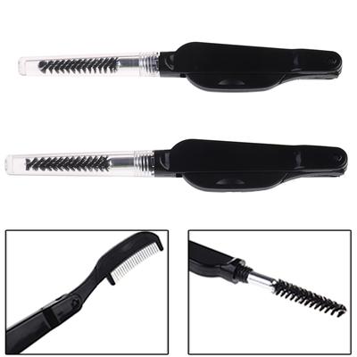 Faltbare Wimpernbürste, faltbare Mascara-Stäbe, Augenbrauenkamm, Bürste, Beauty-Tool