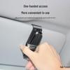 Multi-Functional Car Sunglasses Holder & Sun Visor Clip