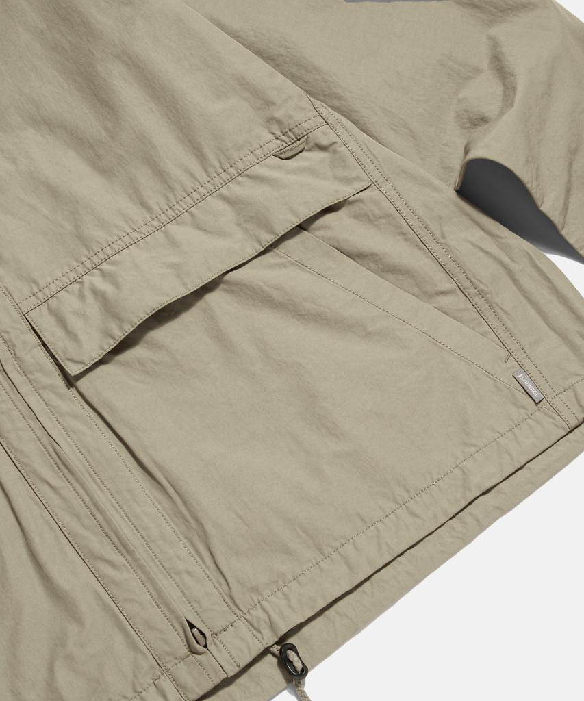 Espionage Traveler Hooded Jacket Dark Beige