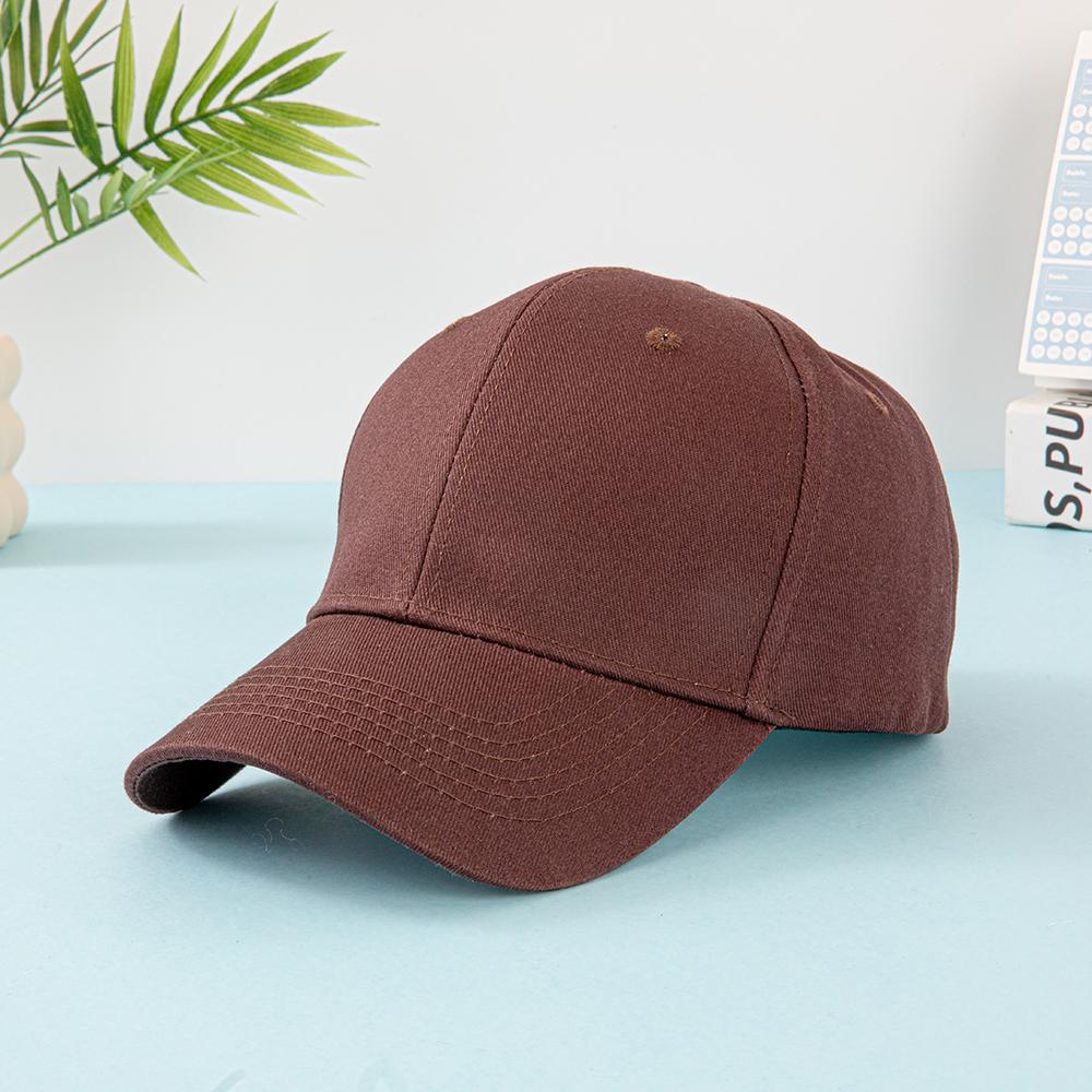 100% Cotton Adjustable Baseball Cap Solid Color Classic Dad Hat Unisex Casual Sun Protection Hat For Outdoor Running Hiking