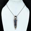 Sodalite Pendant, Gemstone 999 Copper Wire Wrapped Jewelry Pendant, Handmade Jewelry Birthstone Pendant, Gift For Him