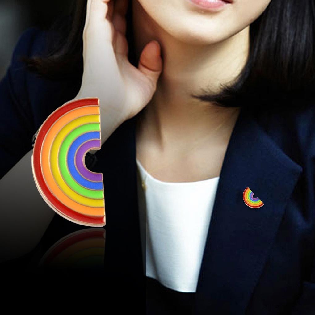 Brooch Cartoon Watermelon Boys Colorful Rainbow Accessories Pins Enamel Lapel Girls for Clothing Crafting Sweater