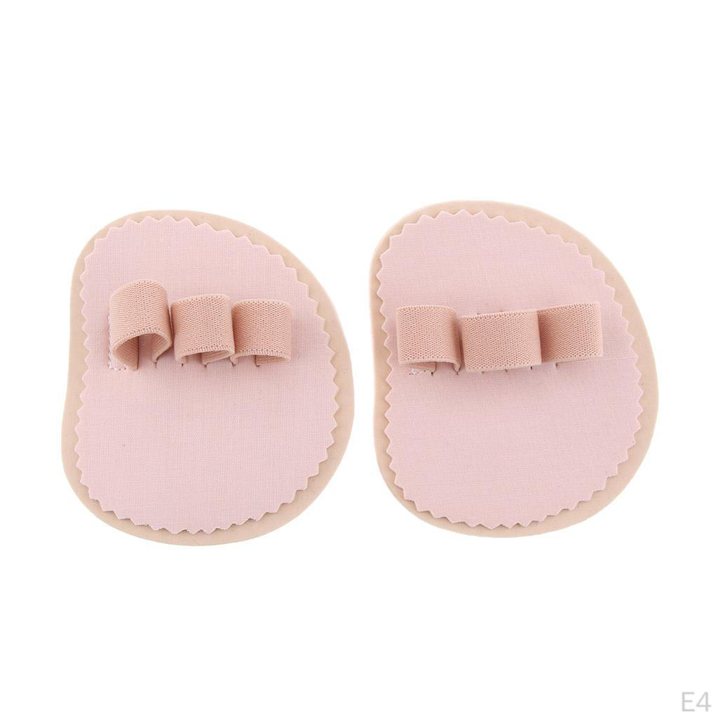 2 Pieces Cuttable Toe Straightener Pad Overlapping Crooked Stretcher