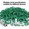 Universal Rubber O-Rings Sealing Rings 18 Sizes Compressor Car Air Conditioning Sealed Rings Gasket Auto Repair Washer Gaskets