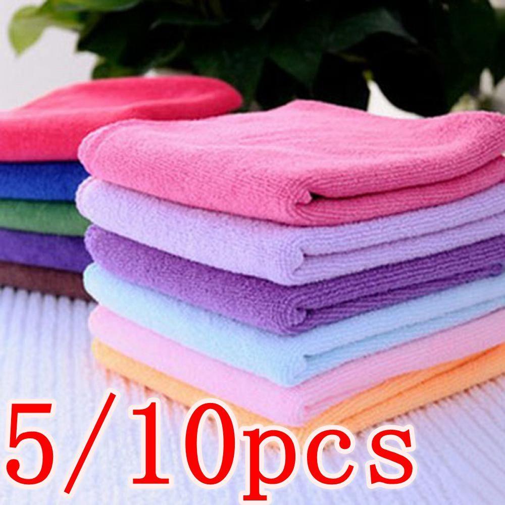 10pcs Useful Cotton Soothing Cleaning Towels Face/Hand Towel Wash Cloth Towel