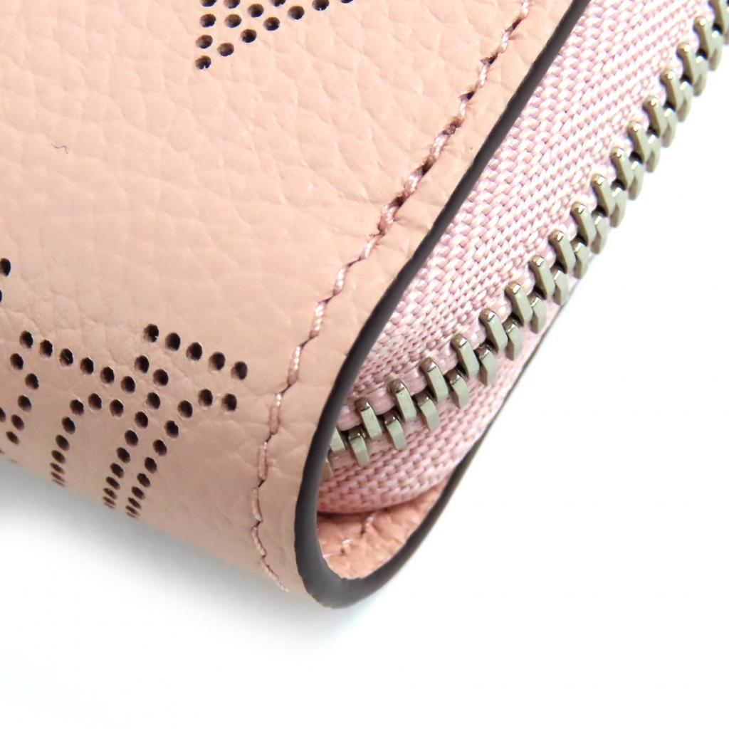 LOUIS VUITTON Purse Mahina Leather Monogram Zippy Wallet Women M61868 Used
